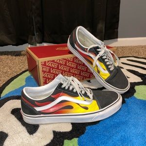 Flame Old Skool Vans